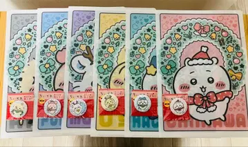 치이카와 세븐 한정판 클리어 파일 & 캔 거울 풀 컴프 세트