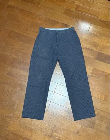 GAP 스트라이프 팬츠 슬랙스 치노 팬츠