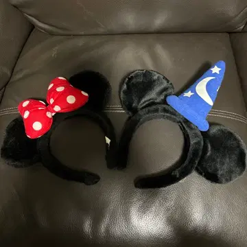 미니 마우스 & 미키마우스 머리띠 세트