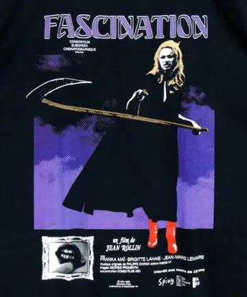 FASCINATION 미녀의 꿈틀거림 T셔츠 장 롤랑 감독 영화