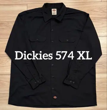 Dickies 574 워크 셔츠 블랙 XL