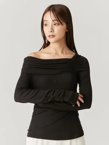 [ 새상품급 ] 2way 오프숄더 플라이 티셔츠