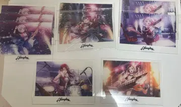 뱅드림 애프터글로우 아크릴 보드 애도어즈 초대