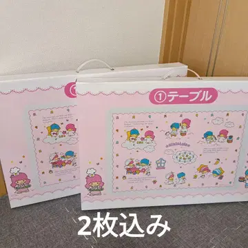 산리오 테이블 제일복권 키키라라 리틀트윈스타