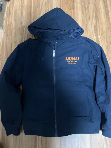 액티브 자켓. 워크 자켓 후디. 네이비