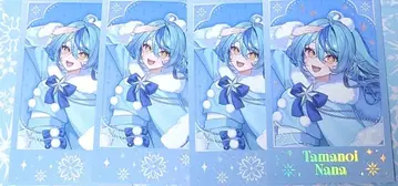 White Snow Christmas 폴라로이드풍 카드 타마노이 나나