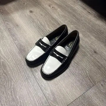 G.H Bass 지에이치 버스 로퍼 화이트 블랙