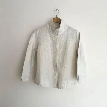 새상품급 우사토 의류 면 13버튼 셔츠 아이보리 usaato 우사토