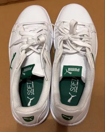 Puma 화이트/그린 스니커즈