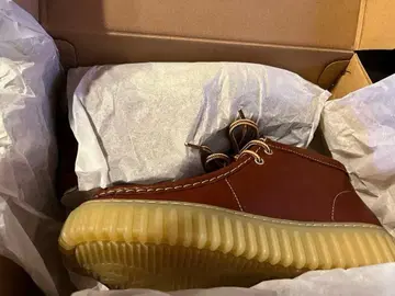 클락스 왈라비 부츠 가죽