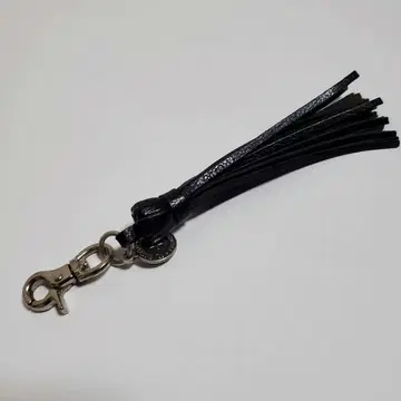 일비종떼 IL BISONTE 키링 프린지 태슬 블랙