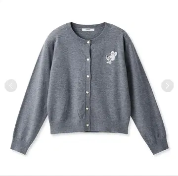 [ SNIDEL x foxy illustrations ] 자수 가디건