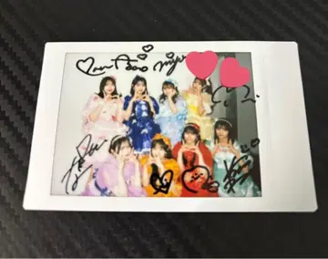 CUTIE STREET 큐스토 전원 친필 사인 폴라로이드