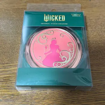 WICKED 위키드 컴팩트 거울 그린다 USS 한정판 싱가포르
