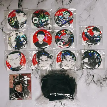 카구라바치 롯페이 센코 올스타 캔뱃지 11종 아크릴 카드 13점