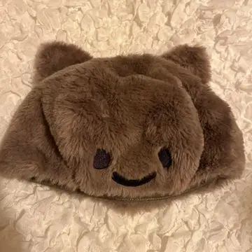 미착용 CUNE 고양이 복슬복슬 베레모 그레이 계열