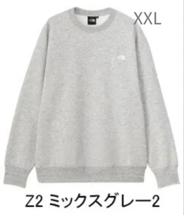 THE NORTH FACE 스몰 로고 헤더 맨투맨 크루 풀오버