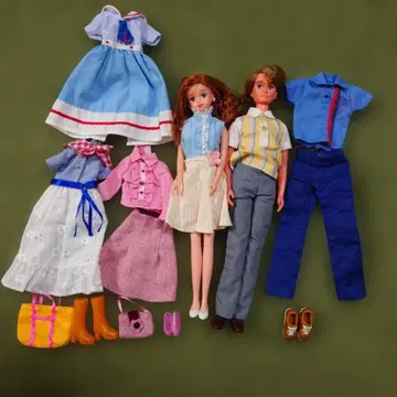 리카짱 아빠 엄마 의류 잡화 세트