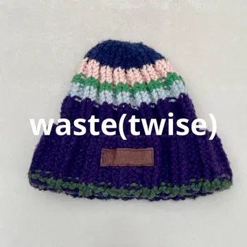 [ 레어 ] waste(twise) 로우게이지 니트 캡
