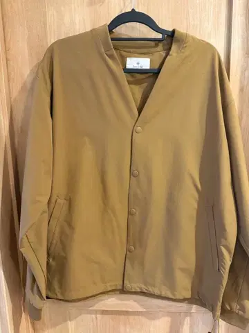 Sonny Label 노카라 브라운 자켓