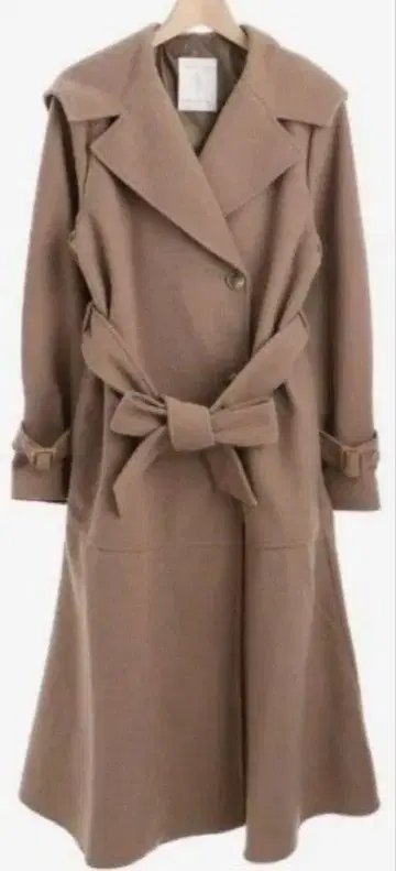 플레어 롱 코트 머메이드 후드 부착 M 사이즈 마제스틱 레곤