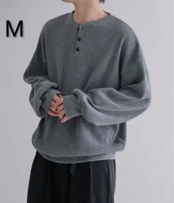 완판템 epnok 와플 헨리넥 그레이 서멀