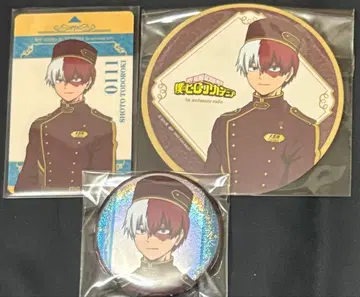 히로아카 애니카페 카드 캔뱃지 코스터 토도로키