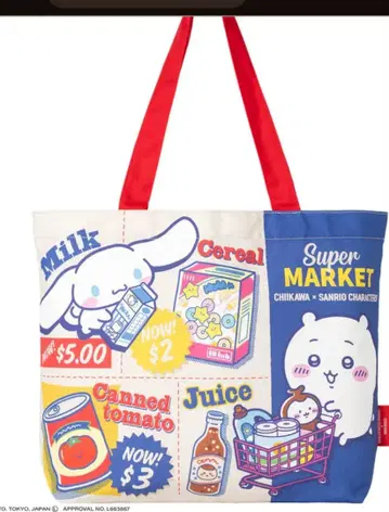 치이카와 x 산리오 토트백