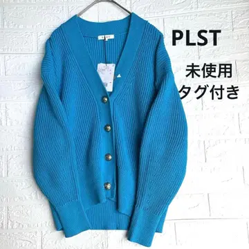 [ 미사용 택 포함 ] PLST 플라스테 미들 게이지 V넥 가디건