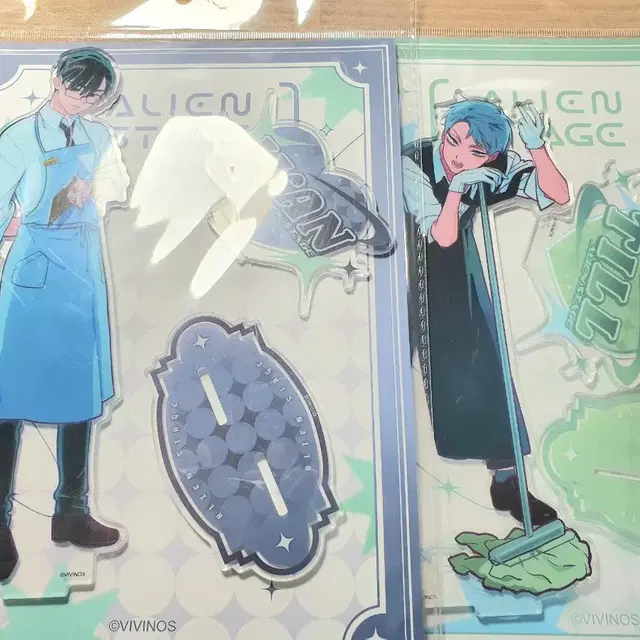 에일리언스테이지 에이스테 이반 틸 중국콜라보카페 메이드카페 아크릴스탠드