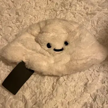 택 포함 CUNE 복슬복슬 버킷햇 화이트