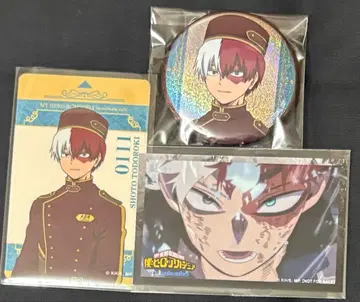 히로아카 애니카페 캔뱃지 카드 브로마이드 토도로키