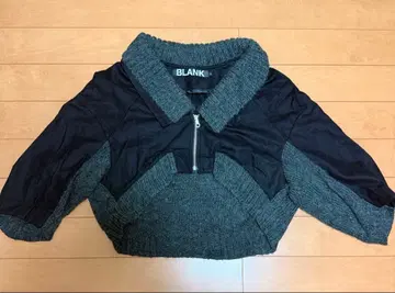 BLANK 니트 크롭 자켓 archive 디자이너