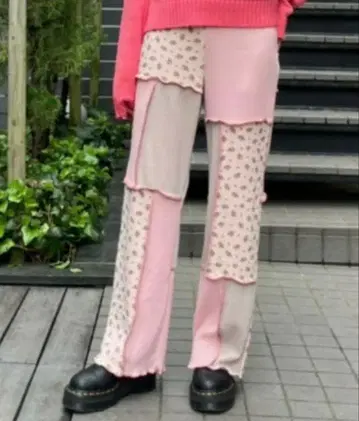 Candy Stripper 패치워크 팬츠