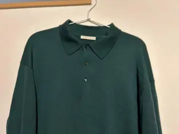 정가 2만 유나이티드 애로우즈 니트 피케 셔츠 XL 다크 그린