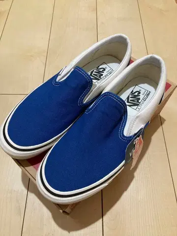 vans anaheim slip-on 98dx og blue 26cm