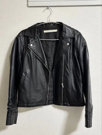 더블 라이더 자켓 블랙