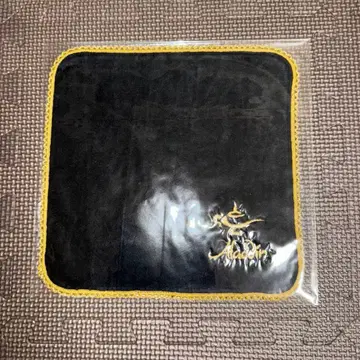 극단 사계 알라딘 자수 핸드 타월 블랙