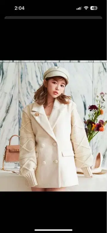 Darich 암 니트 멜톤 자켓