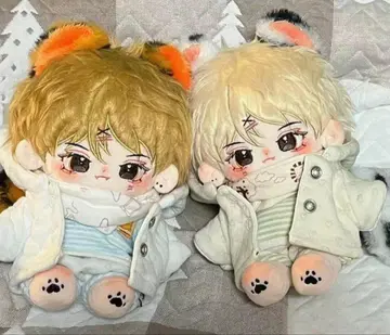 옷 갈아입기 봉제 인형 20cm 무속성