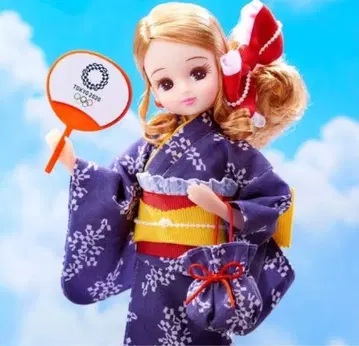 한정판 기모노 리카짱 도쿄 올림픽 유카타 [레어] 크리스마스