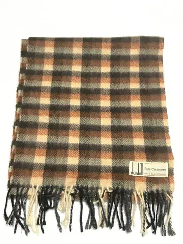 dunhill 던힐 캐시미어 100% 체크 머플러 스코틀랜드제