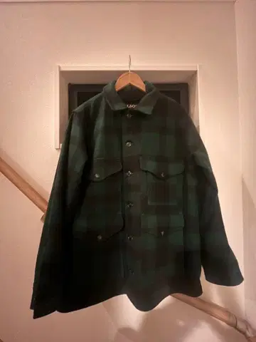 FILSON 매키노 크루 자켓 S 그린