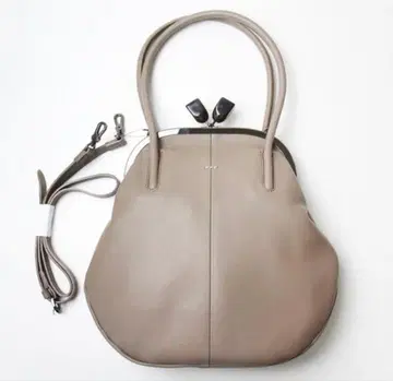 새상품급 에스티느 ESTINE 가죽 숄더 백 천연 가죽 그레이지