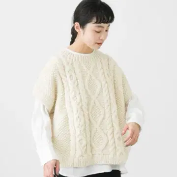 카구레 니트 베스트 새상품