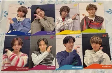 덤 포함 Hey! Say! JUMP H 솔로 카드 그림체 2 8장
