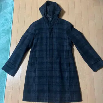 RUPERT 후드 부착 더플 코트 다크 그레이