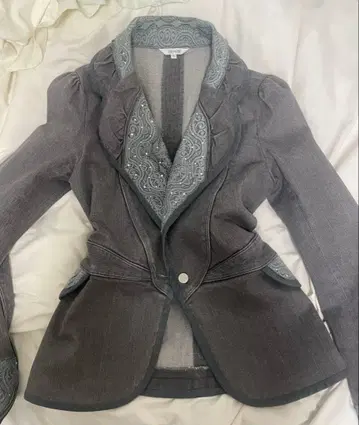 데님 테일러드 자켓