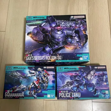 HG 건담 프라모델 3종 세트