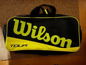Wilson TOUR 라켓백 블랙/옐로우